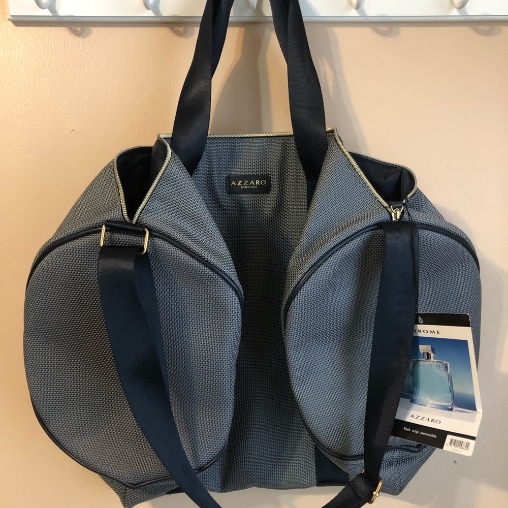 NWOT Azzaro Parfums Gym Travel Duffel Bag